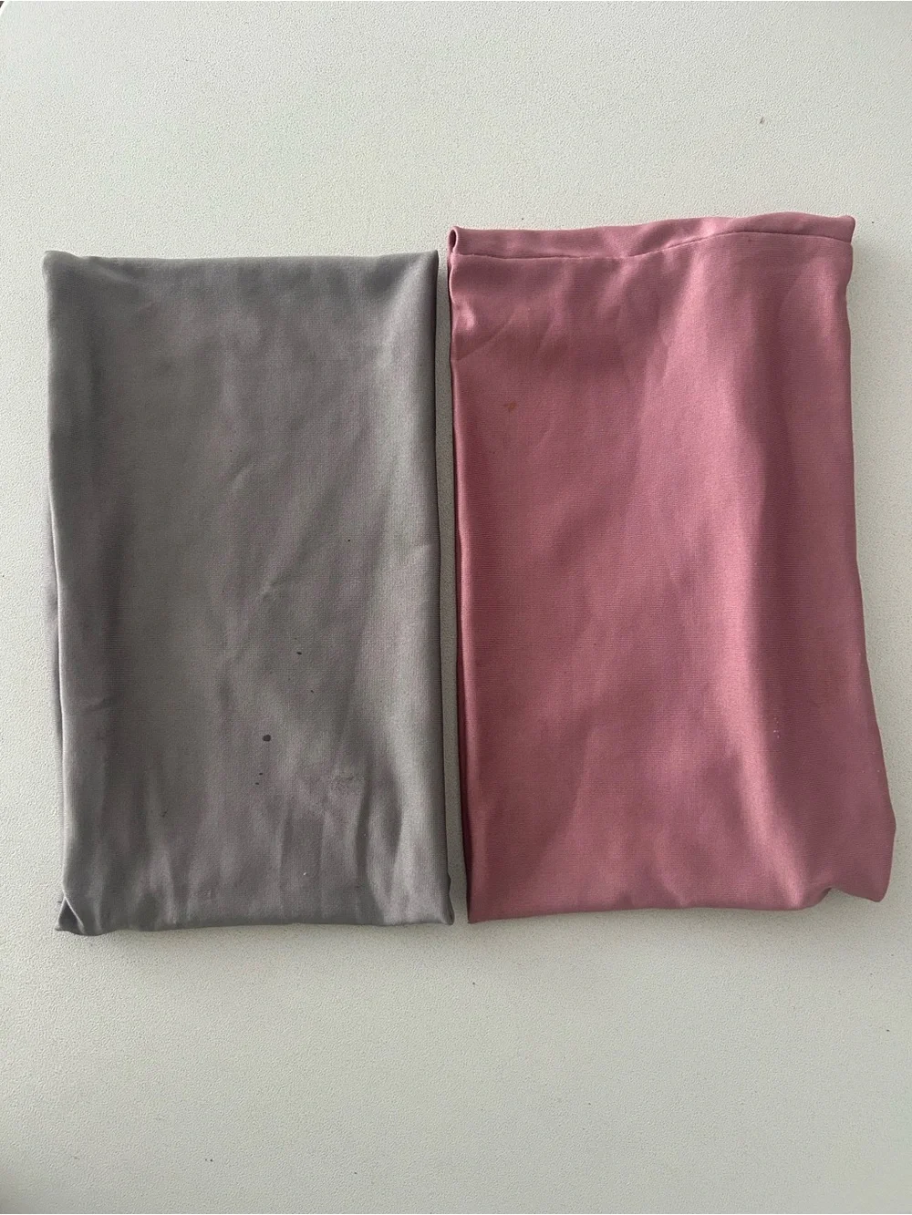Headband Set - Gray and Dusty Pink